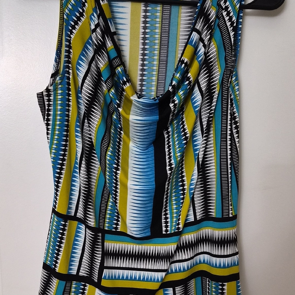 Calvin Klein Multicolor Geometric Blouse